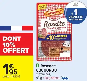 Carrefour Rosette COCHONOU offre