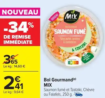 Carrefour Bol Gourmand MIX offre