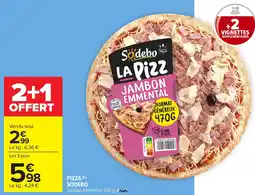 Carrefour Pizza Sodebo offre