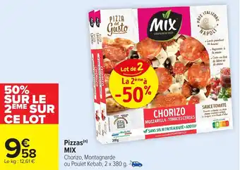 Carrefour Pizzas MIX offre