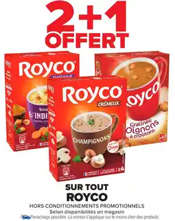 Carrefour Sur tout royco offre