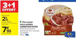 Carrefour Plat cuisiné micro-ondable CARREFOUR EXTRA offre