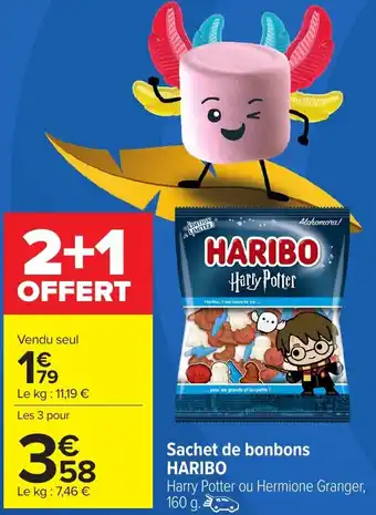 Carrefour Sachet de bonbons HARIBO offre