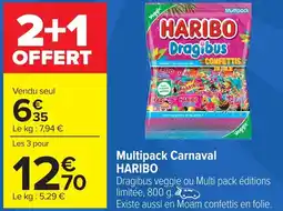 Carrefour Multipack Carnaval HARIBO offre