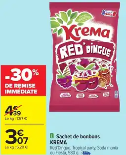 Carrefour Sachet de bonbons KREMA offre