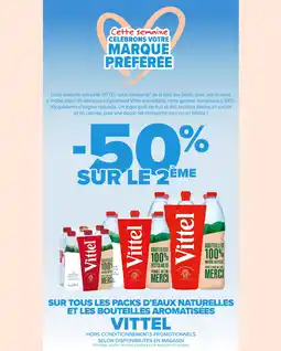 Carrefour Sur tous les packs d'eaux naturelles et les bouteilles aromatisées Vittel offre