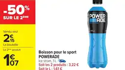 Carrefour Boisson pour le sport POWERADE offre