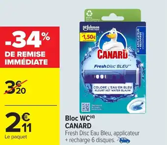 Carrefour Bloc WC CANARD offre