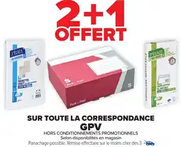 Carrefour Sur toute la correspondance gpv offre