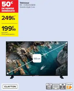 Carrefour Téléviseur offre