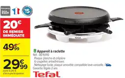 Carrefour Appareil à raclette Tefal offre