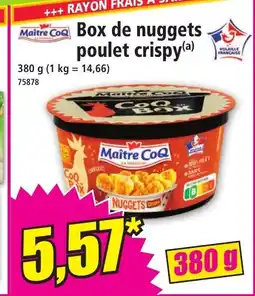 Norma MAITRE COQ Box de nuggets poulet crispy offre