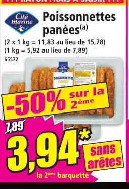 Norma Poissonnettes panées offre