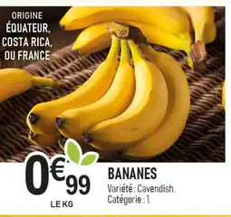 marché frais Géant Bananes offre