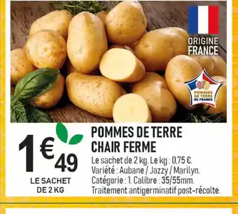 marché frais Géant Pommes de terre chair ferme offre