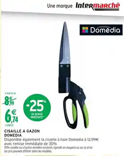 Intermarché DOMEDIA Cisaille a gazon offre