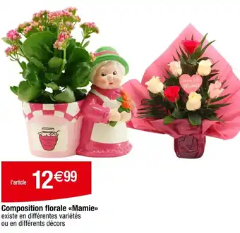 Carrefour Composition florale <<Mamie>> offre