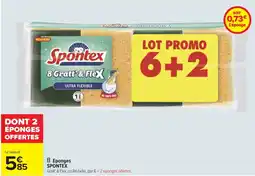 Carrefour SPONTEX Eponges offre