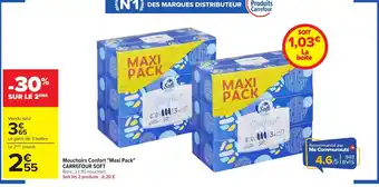 Carrefour CARREFOUR SOFT Mouchoirs Confort "Maxi Pack" offre