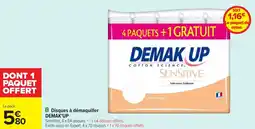 Carrefour DEMAK'UP Disques à démaquiller offre