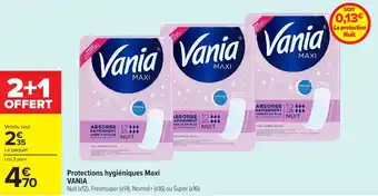 Carrefour VANIA Protections hygiéniques Maxi offre