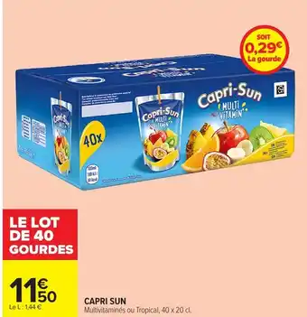 Carrefour CAPRI SUN offre