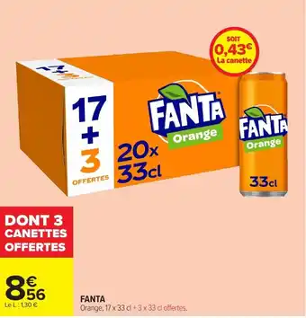 Carrefour FANTA offre