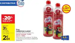 Carrefour CARREFOUR CLASSIC' Sirop offre