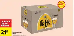 Carrefour LEFFE Bière d'Abbaye offre