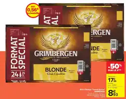 Carrefour GRIMBERGEN Bière d'Abbaye "Format Spécial" offre