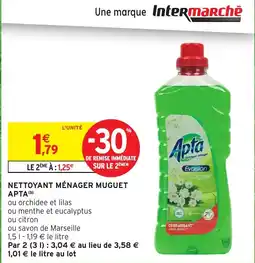 Intermarché Hyper Nettoyant ménager muguet apta offre