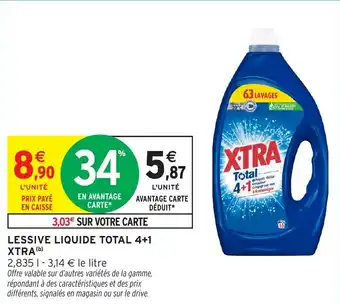 Intermarché Hyper Lessive liquide total offre