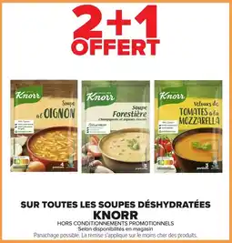 Carrefour KNORR Sur toutes les soupes déshydratées offre