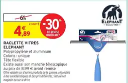 Intermarché Hyper Elephant raclette vitres offre