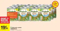 Carrefour BONDUELLE Petits pois carottes offre