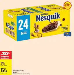 Carrefour NESTLÉ Barres de céréales offre