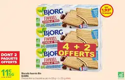 Carrefour BJORG Biscuits fourrés Bio offre