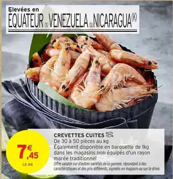 Intermarché Hyper Crevettes cuites offre