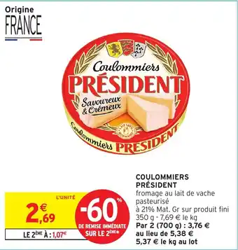 Intermarché Hyper Coulommiers président offre