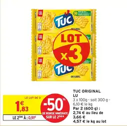 Intermarché Hyper Tuc original lu offre