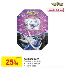 Intermarché Hyper Pokébox 2025 offre