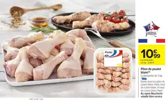 Carrefour Pilon de poulet blanc offre