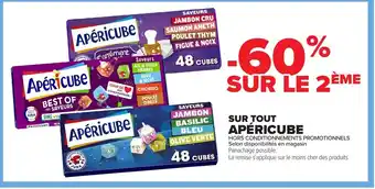 Carrefour Sur tout apericube offre