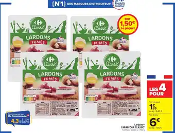 Carrefour Lardons offre