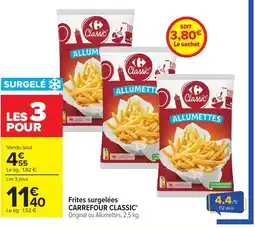 Carrefour Frites surgelees offre