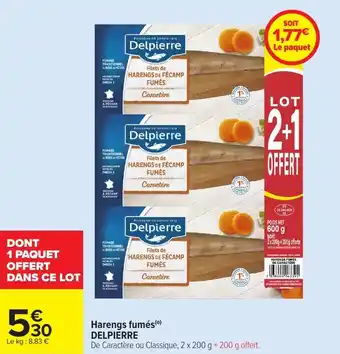 Carrefour Harengs fumes delpierre offre