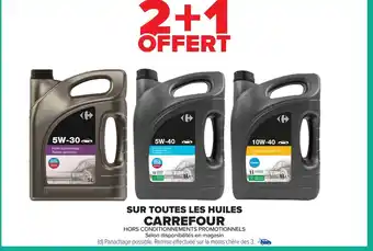 Carrefour Sur toutes les huiles offre