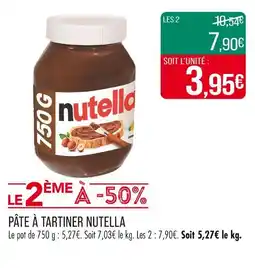 Match NUTELLA Pâte à tartiner offre