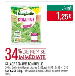 Match Bonduelle Salade romaine offre