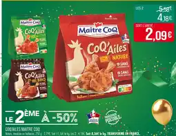 Match MAITRE COQ Coq'ailes offre